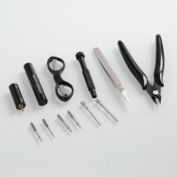Vandy Asli Vape Tool Kit Pro untuk DIY Coil Building - Pinset + Obeng + Kit  Coiling + Gunting + Tang