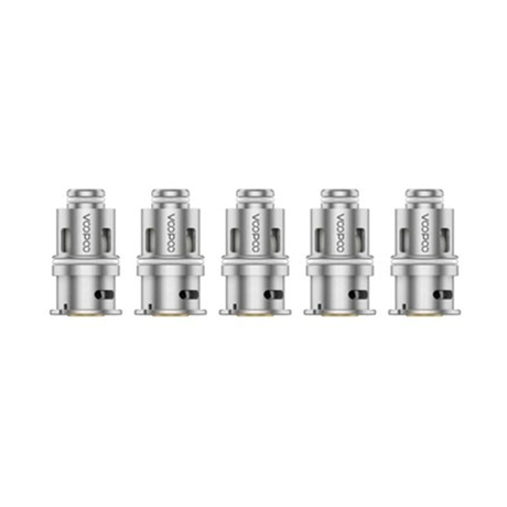 Authentic VOOPOO PnP-M2 Half-DL Single Mesh Coil for DRAG Baby/FIND Trio/VINCI/VINCI R/VINCI X - Silver, 0.6ohm (20~28W) (5 PCS)