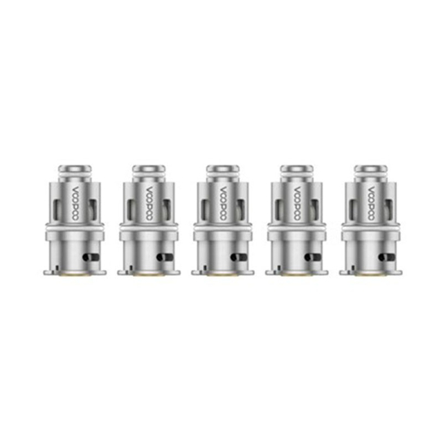 Authentic VOOPOO PnP-M2 Half-DL Single Mesh Coil for DRAG Baby/FIND Trio/VINCI/VINCI R/VINCI X - Silver, 0.6ohm (20~28W) (5 PCS)