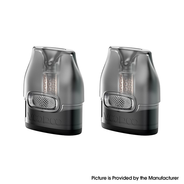 Authentic VOOPOO V.THRU Pro Replacement Pod Cartridge w/ 0.7ohm Mesh Coil - 3.0ml (2 PCS)