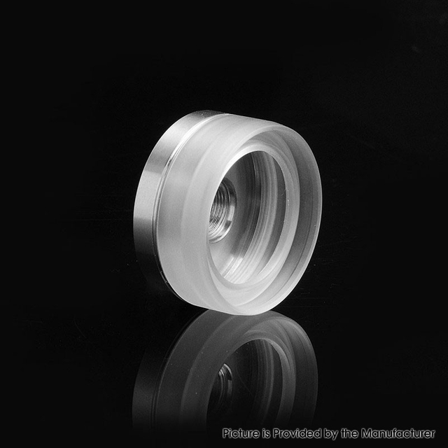 Replacement Acrylic Drip Tip + SS Base + Forest Tank Accessories Kit for Split / Split R Atty Style RDTA - Translucent