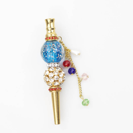 Hookah Mouth Tips, Jewelry Alloy Shiasha Mouthpieces-Starry sky shape