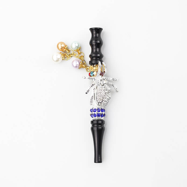 Hookah Mouth Tips, Jewelry Alloy Shiasha Mouthpieces-spider shape