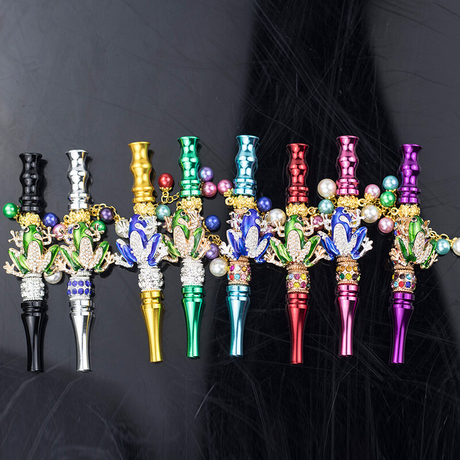 Hookah Mouth Tips, Jewelry Alloy Shiasha Mouthpieces-frog shape