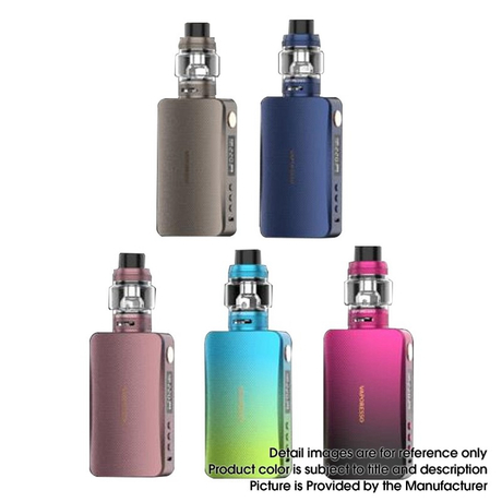 Authentic Vaporesso Gen S 220W TC VW Box Mod Vape Starter Kit w/ NRG-S Tank Atomizer - Cherry Pink, 5~220W, 2 x 18650, AXON Chip