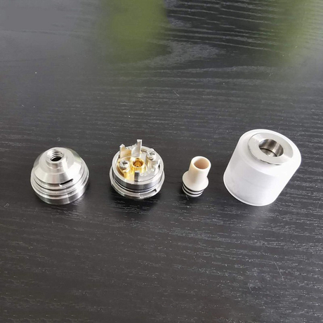 YFTK Monarchy J3S Style DL RTA Rebuildable Tank Vape Atomizer, 316 Stainless Steel + PCTG, 2.5ml, 22mm Diameter