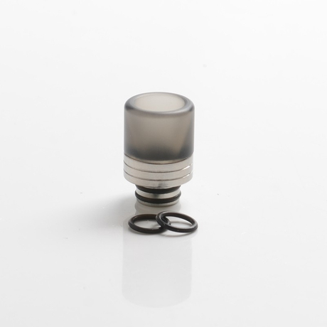 Authentic Reewape AS310 Replacement Anti-Spit 510 Drip Tip for RDA / RTA / RDTA / Sub-Ohm Tank Vape Atomizer - Gray, Resin,