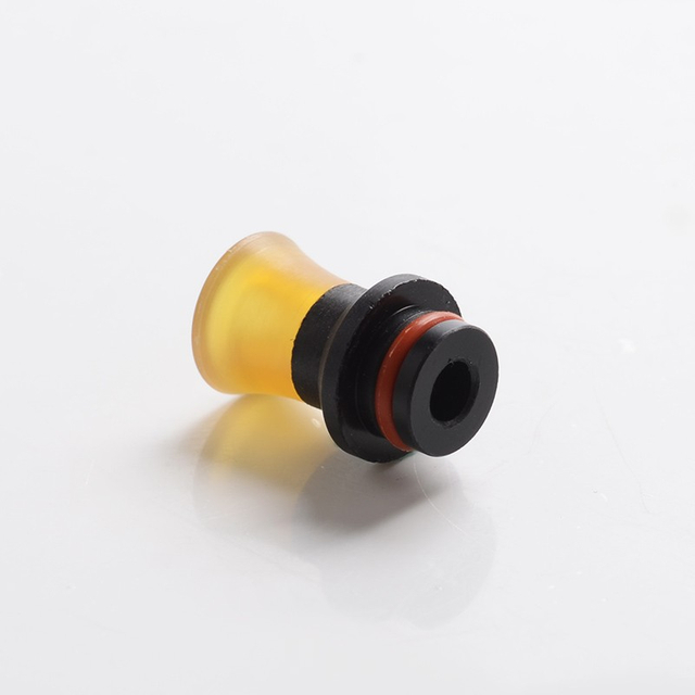 Replacement 510 Drip Tip for RDA / RTA / RDTA / Sub-Ohm Tank Vape Atomizer - Brown + Black, Plastic, 17.5mm