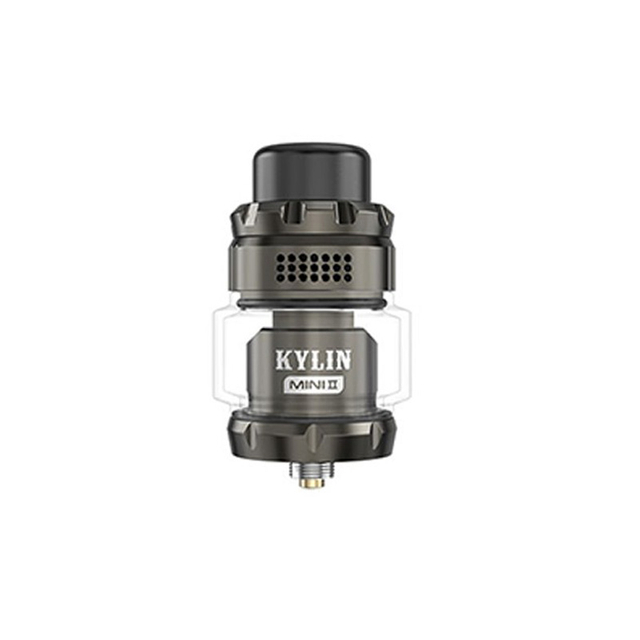 Authentic Vandy Vape Kylin Mini V2 RTA Rebuildable Tank Vape Atomizer - Gun Metal, 3.0 / 5.0ml, 24.4mm Diameter