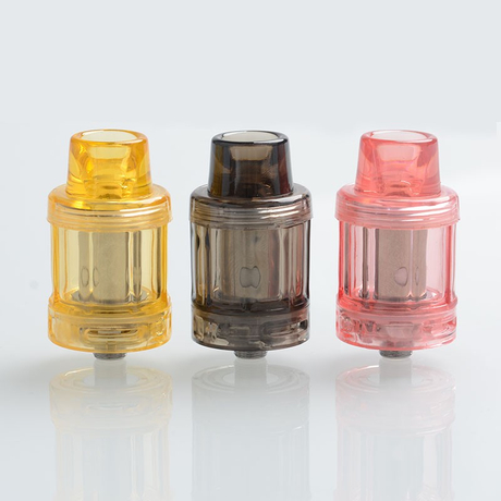 Authentic Vapor Storm D11 Disposable Tank Clearomizer - Golden + Pink + Black, Metal+Plastic, 3.5ml, 24mm Diameter (3 PCS)