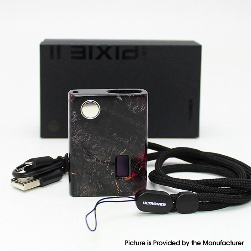 Authentic Ultroner PIXIE II 8W Pod Mod 500mAh Stabilized Wood 
