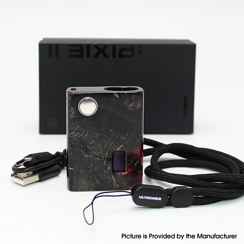 Authentic Ultroner PIXIE II 8W Pod Mod 500mAh Stabilized Wood 