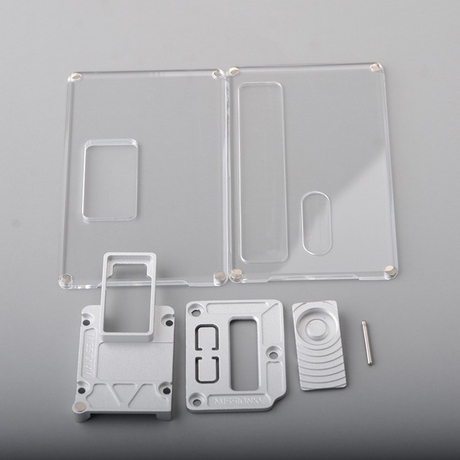 Mission XV Switch Inner Plate Set + Front / Back Plate for SXK BB / Billet Box Mod Kit Aluminum + Acrylic