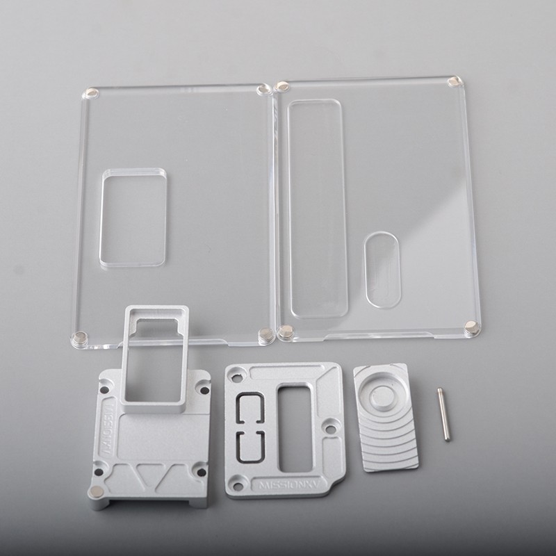 Mission XV Switch Inner Plate Set + Front / Back Plate for SXK BB / Billet Box Mod Kit Aluminum + Acrylic