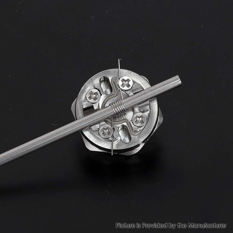 YFTK交換用ベースデッキv2 for Ambition Mods bishop mtl RTA 2ml / 4ml  - 銀