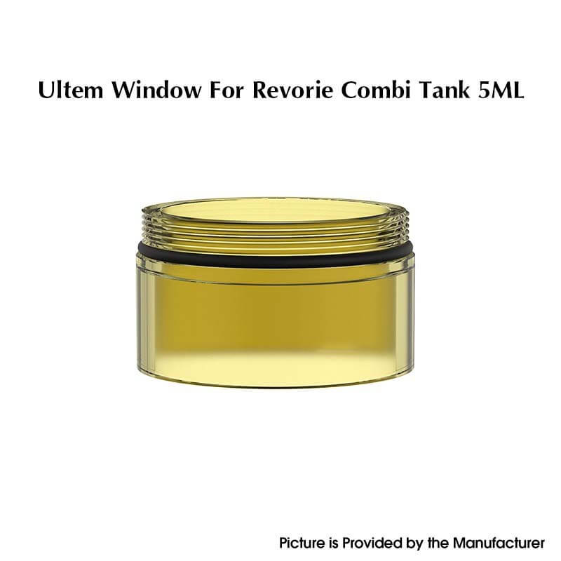 Ambition Mods Ultem Window Tank Tube for Revorie Nano & Combi – 2.5ml / 5.0ml, Brown