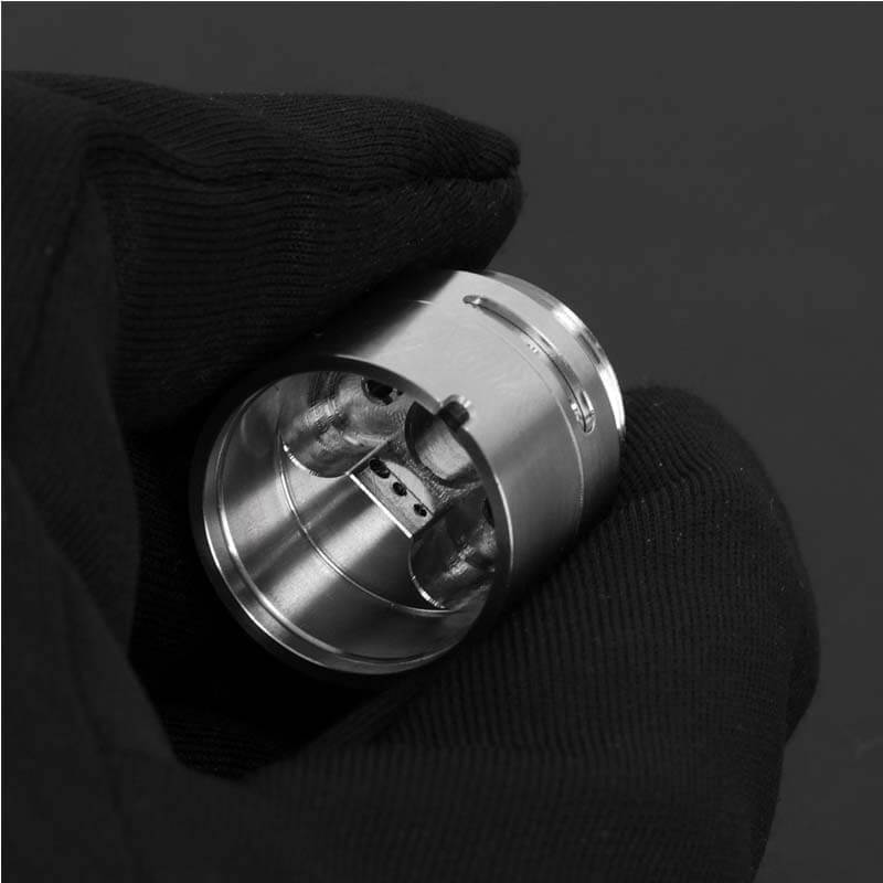 YFTK AFC Airflow Control Kit – Silver, for Flash e-Vapor FeV V4.5 V4.5S+ RTA
