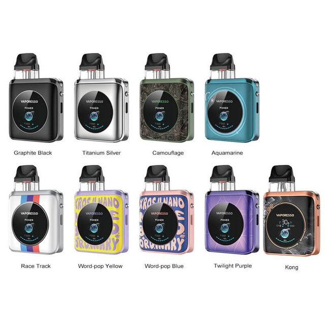 أصيل Vaporesso Xros 4 Nano Pod Kit - 350mah ، 3ml ، الإصدار العادي