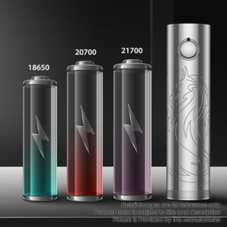 Authentic Vapefly Siegfried Tube Mod, 1 x 18650 / 20700 / 21700, Vapefly Modern 3S Chipset