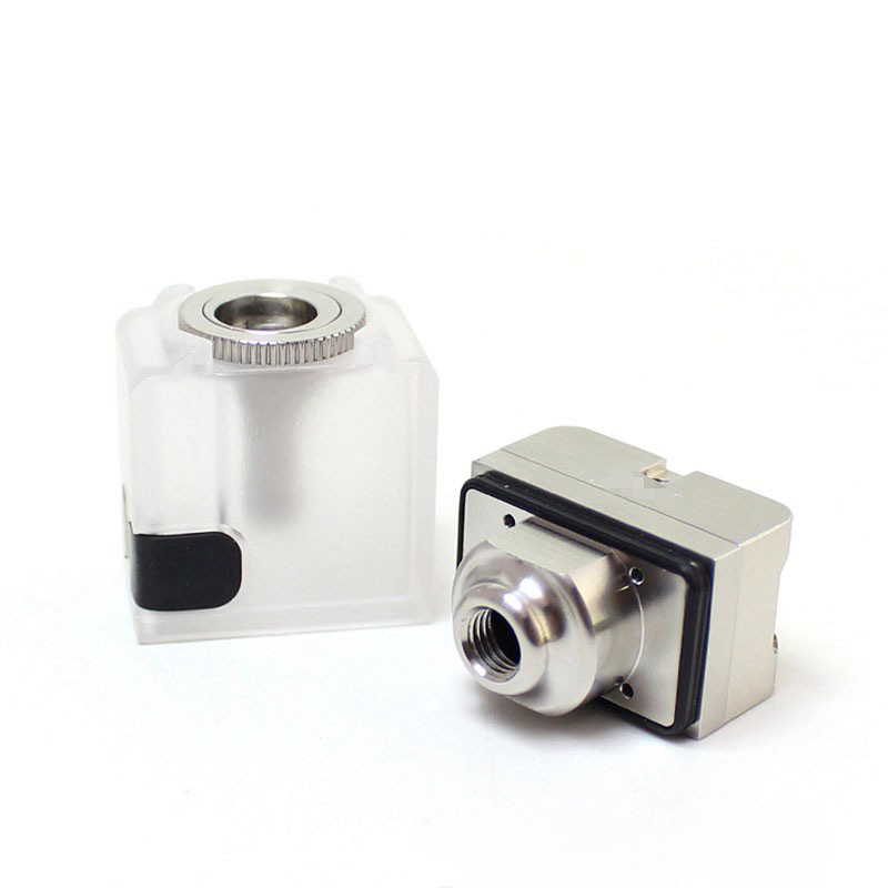SXK Alien EVL Style Rab Bridge Tank для SXK BB / Billet Box - Silver, 316SS + ПК, 4,0 мл, 1,0 / 1,5 / 2,0 / 2,5 / 3,0 мм