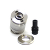 SXK Experiment 3 V3 Style MTL RTA Rebuildable Tank Vape Atomizer - Silver, 316 Stainless Steel, 2.5ml, 22mm Diameter