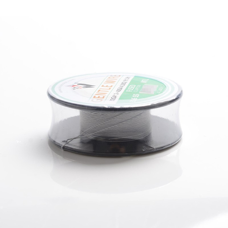 Authentic Vivismoke Gentle Fused Clapton MTL 316SS Heating Wire - Silver, 32GA x 2 + 40GA, 4.18ohm / ft, 10ft (3 Meters)