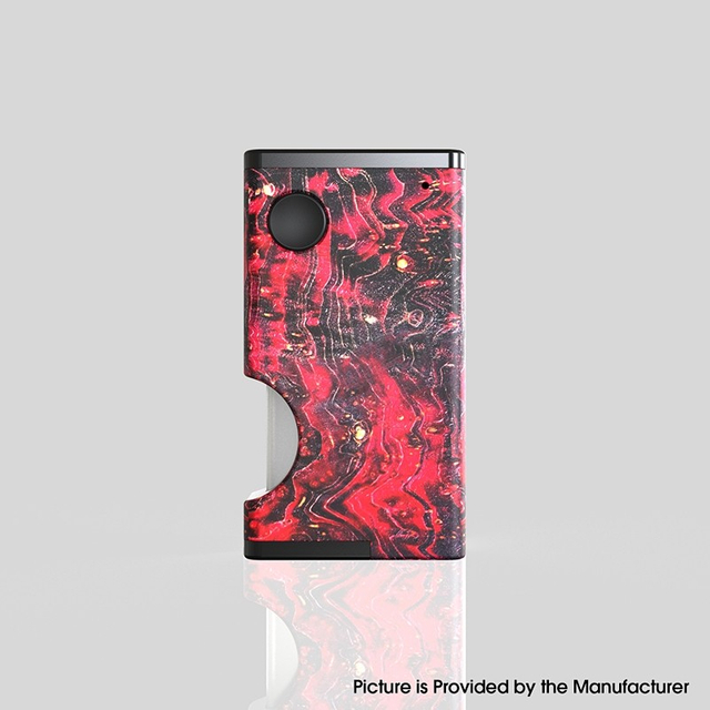 Authentic Ultroner Luna 80W Squonk Vape Box Mod, Aluminum + Stabilized Wood, 1 x 18650, 6.0ml