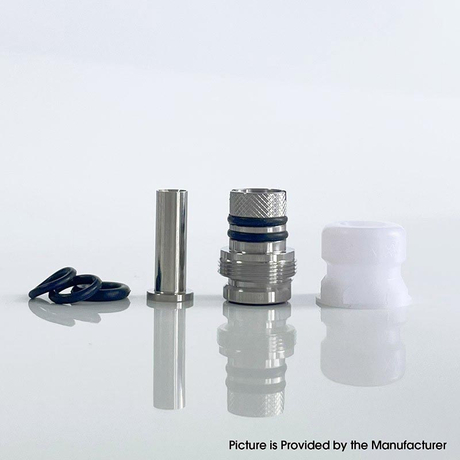 Mission Tips V2 Mini Nuke Style Drip Tip for dotMod dotAIO V1 / V2 Pod , SS + POM