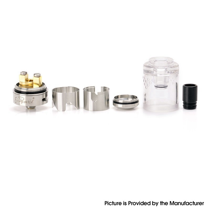 YFTK Hurricane Junior RTA Rebuildable Tank Vape Atomizer 316 Stainless  Steel, 2ml, 22mm Diameter & Reviews - shareAvape