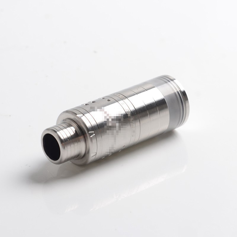 VG Extreme V2 Style RTA Rebuildable Tank Vape Atomizer - Silver, 6.5ml, 23mm Diameter