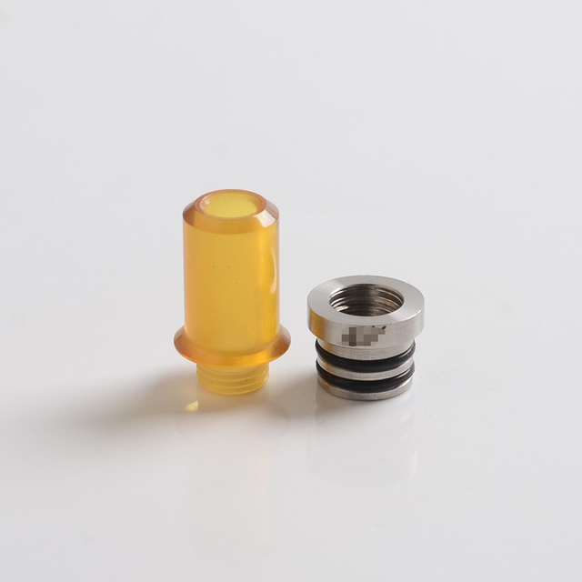 Flash e-Vapor Style 510 Drip Tip for RDA / RTA / RDTA Vape Atomizer, POM + SS