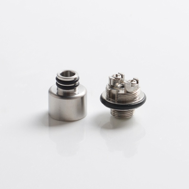 Authentic SXK Supbox Box Mod Kit Replacement RBA Coil Head Deck - Silver, Dual-Pole, Single Coil
