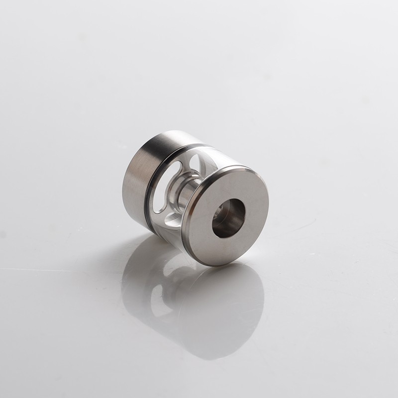 Yftk dvarw mtl fl Facelift 22mm RTA Vape Atomizer Substituição Tubo do tubo do tanque, 3,5 ml, aço inoxidável + vidro