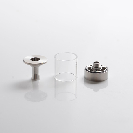 YFTK Dvarw MTL FL Facelift 22mm RTA Vape Atomizer Replacement Tank Tube Section, 5.0ml, Stainless Steel + Glass