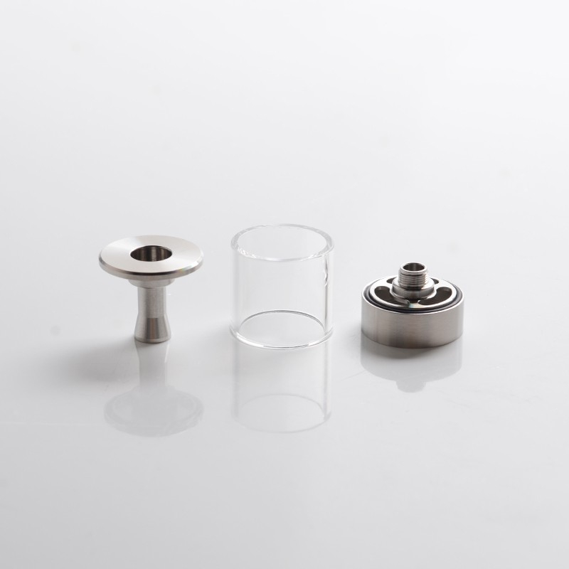 YFTK DVARW MTL FL FACELIFT 22 -мм RTA VAPE APAPE ATOMIZER SECE SECE, 5,0 мл, нержавеющая сталь + стекло