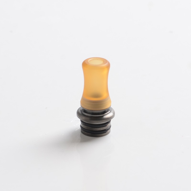 Authentic-AUGSE-CG108P-CG-PRO-510-DRIP-TIP-W-5-X-PLUGS-FOR-RTA-RDA-RDTA-VAPE-ATOMIZER-GUNMETAL-Yellow-SS-PEI-305MM (5)