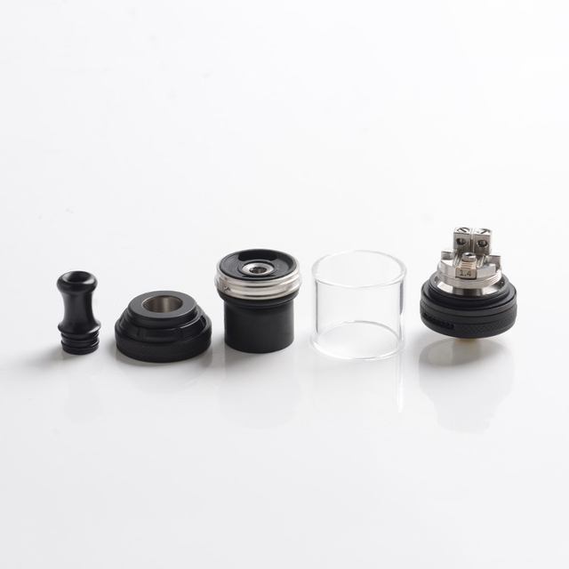 Vandy Vape Berserker Mini V2 MTL RTA Vape Atomizer, 2.0 / 2.5ml, 22mm, Glass / PEI / Metal Tube