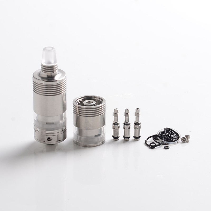Vapeasy BY-kA V.9 V9 Style MTL RTA Rebuildable Tank Atomizer w/ 5.0ml Tank Tube Kit, 3.0ml / 5.0ml, 22mm Diameter
