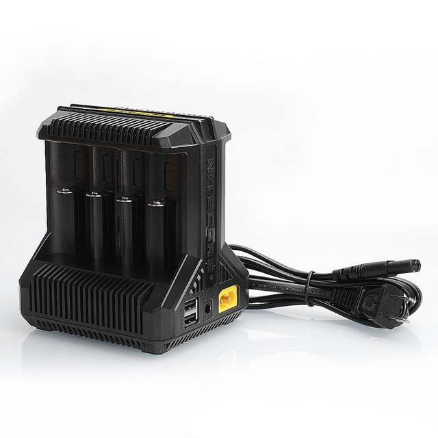 Nitecore i8 Intellicharger Multi-slot Intelligent Battery Charger - 8 x Battery Slots, AU Plug