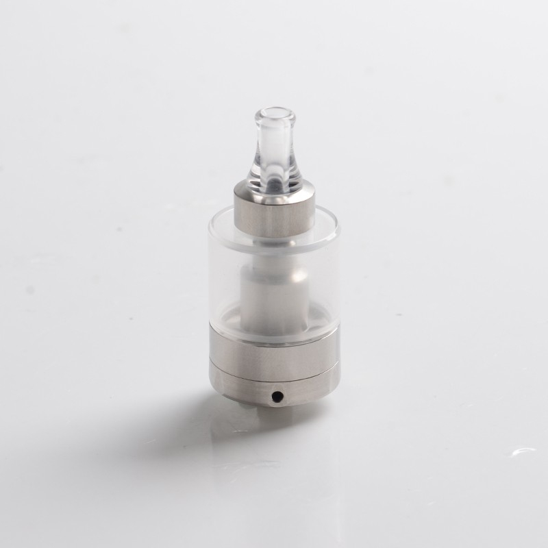 ShenRay KF Lite Plus Style RTA Rebuildable Tank Vape Atomizer w/ Spare Acrylic Tank, SS, 4.0ml, 24mm Diameter