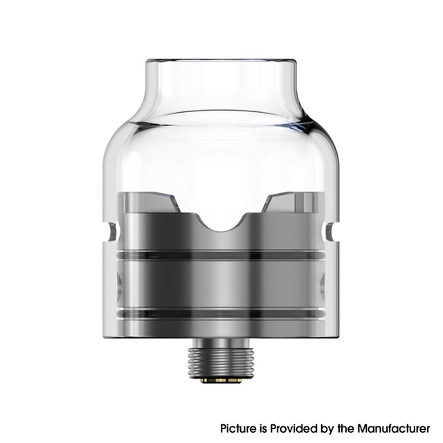 Authentic ThunderHead Creations X Mike Vapes THC Blaze SOLO RDA Vape Atomizer BF Pin, 24mm