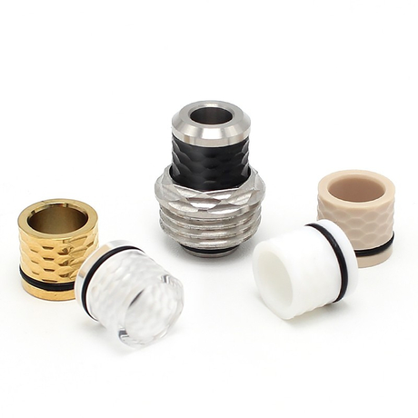 SXK Hussar Vapes The End Modular DT Drip Tip Set for BxR / BB / Billet Mod 1 x BB Connector, 5 x Mouthpiece