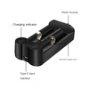 Universal Vape Battery Charger for 18650 21700 26650 18350- Smart Dual Slot 3.7V Fast Charge Station