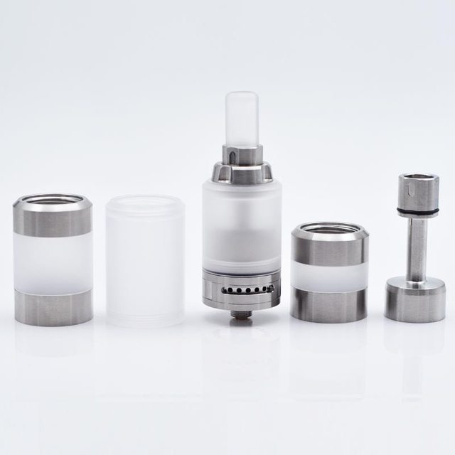 YFTK Ka V7 Style MTL RTA Atomizer with Nano Tank & Extension Kit – 3ml, 23mm, Silver