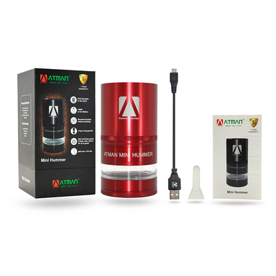 ATMAN Mini Hummer Electric Dry Herb Grinder Automatic Operation Tobacco Crusher 900mAh 