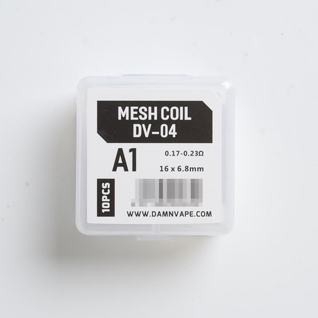 Damn Vape Doom X Mesh RTA Replacement DV-04 Mesh Coils - 0.17~0.23ohm (45~60W), KA1 (10 PCS)