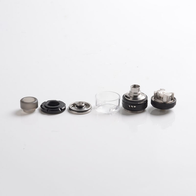 Damn Vape DOOM X Mesh RTA Rebuildable Tank Vape Atomizer, 5.5ml / 8.0ml, 3D Liquid Flow, 26mm Diameter