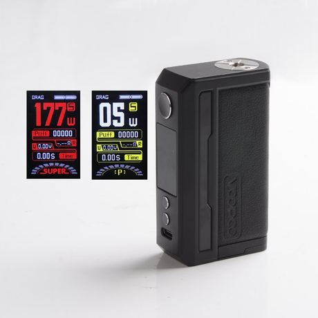 Voopoo Drag 3 177W VW Box Mod, 5~177W, 2 x 18650, GENE.FAN 2.0 Chip