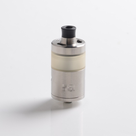 ULTON Squ Arise Style RTA Rebuildable Tank Vape Atomizer - Silver, 316SS + PSU, 4.0ml, DL / MTL, 24mm Diameter