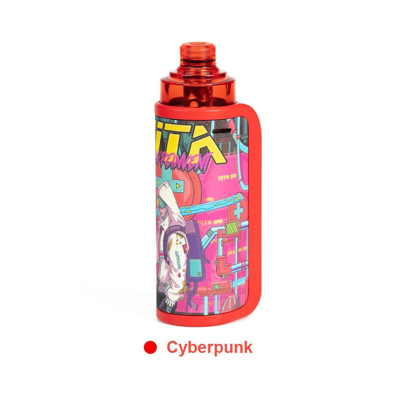 Asvape hita ink 40w pod system Vape Mod kit, 1500 mAh, 5 ~ 40w, 3.0ml